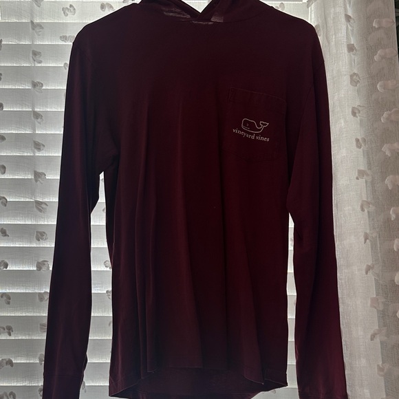 Vineyard Vines Tops - Vineyard Vines Men's Burgundy Long Sleeve Tee